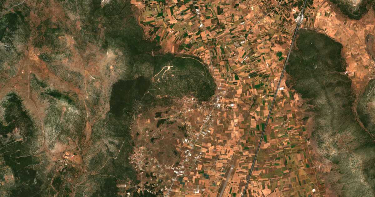 Mapa por satélite de Skopí