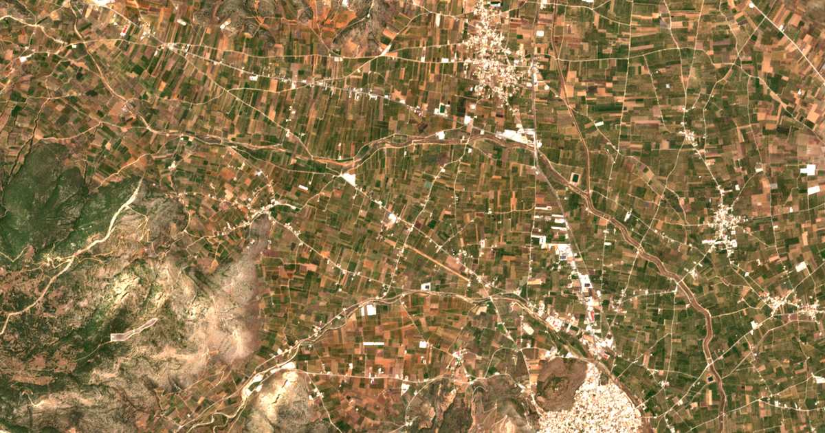 Mapa por satélite de Aerodrómio