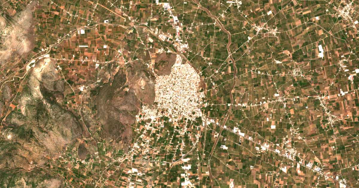 Mapa por satélite de Argos