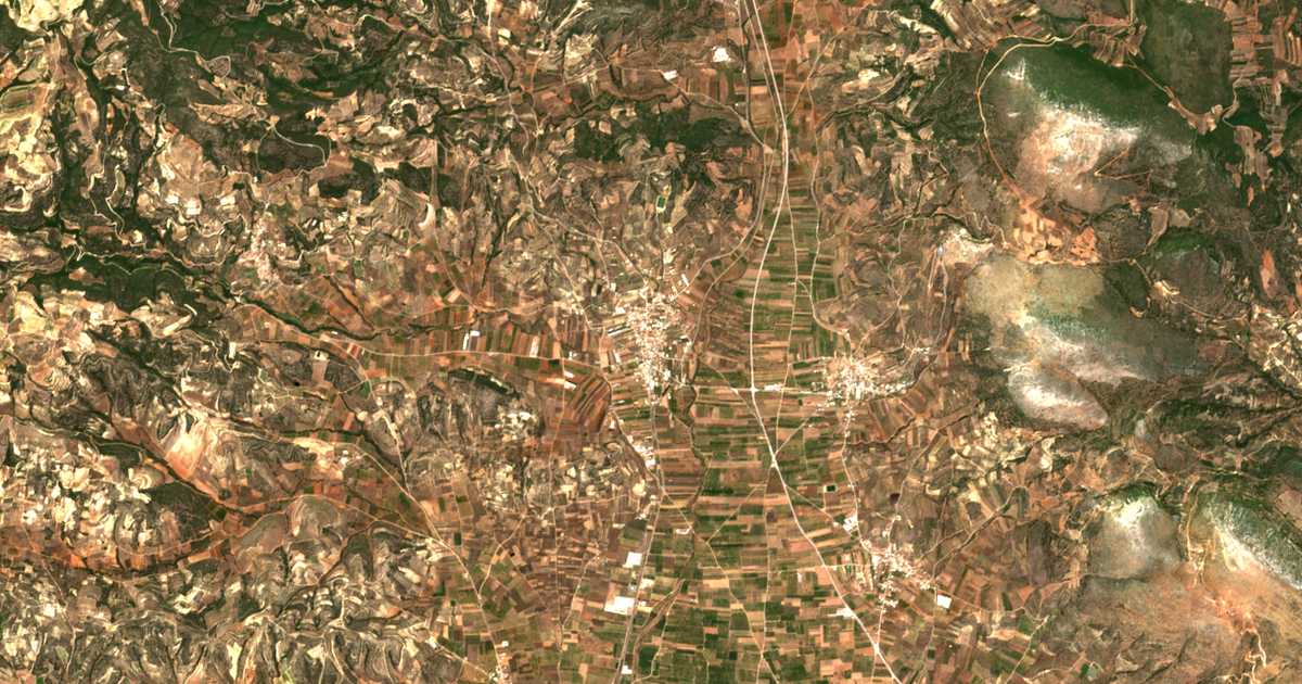 Mapa por satélite de Fíchtion