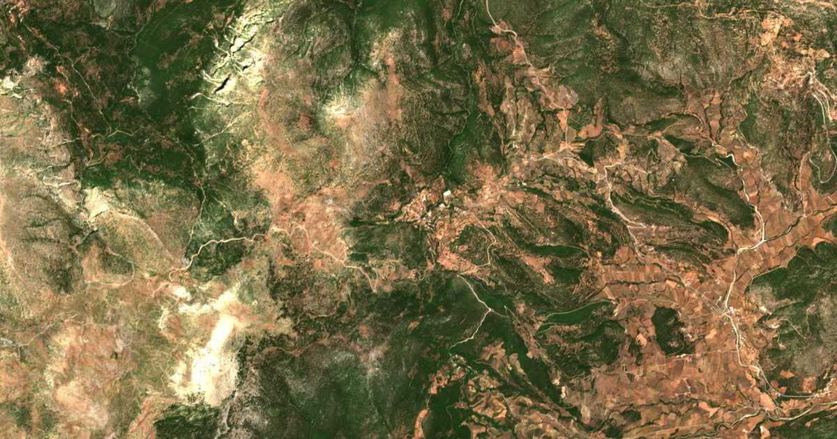 Mapa por satélite de Karyá