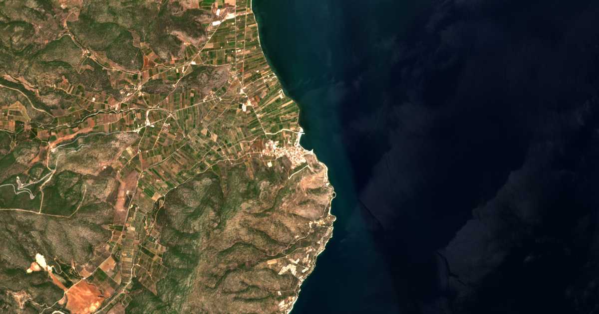 Mapa por satélite de Kivérion