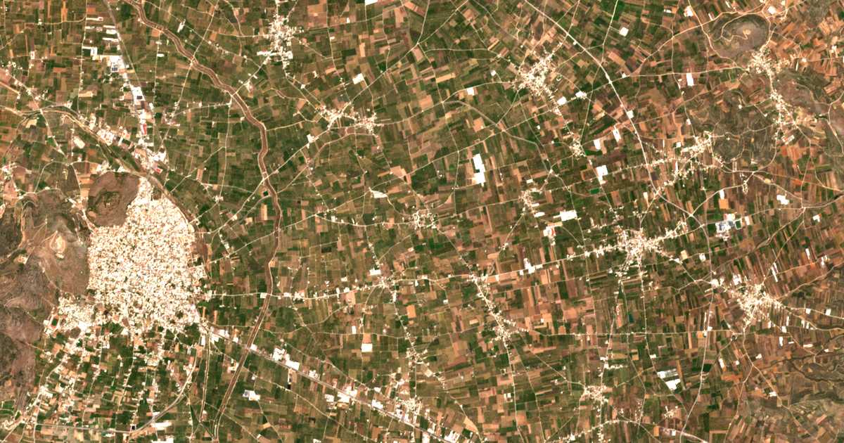Mapa por satélite de Kourtákion