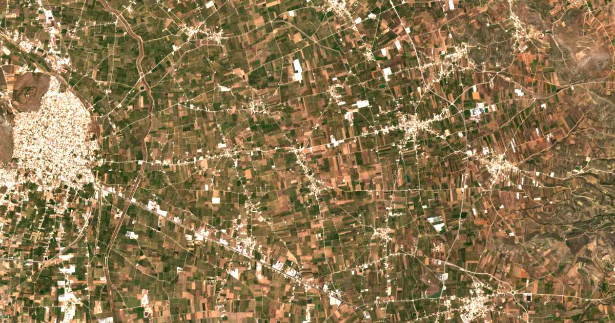Mapa por satélite de Láloukas