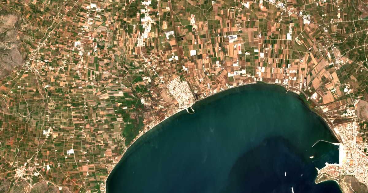 Mapa por satélite de Néa Kíos