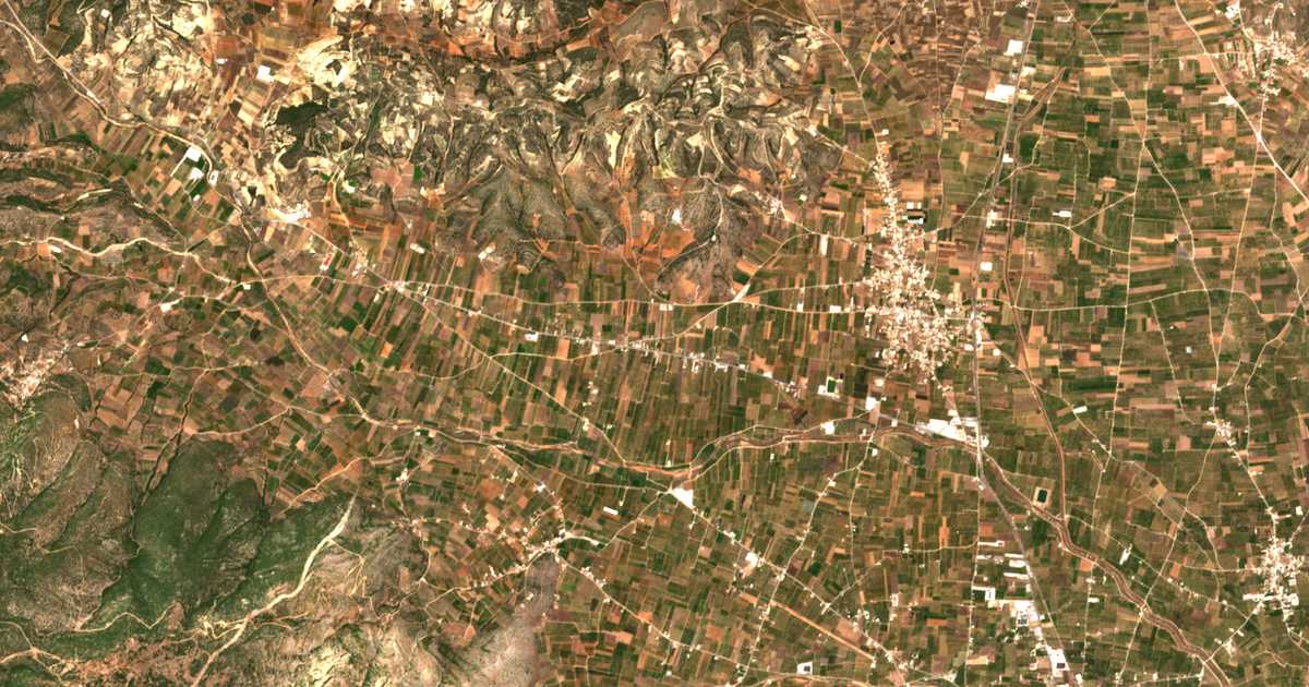 Mapa por satélite de Panórama