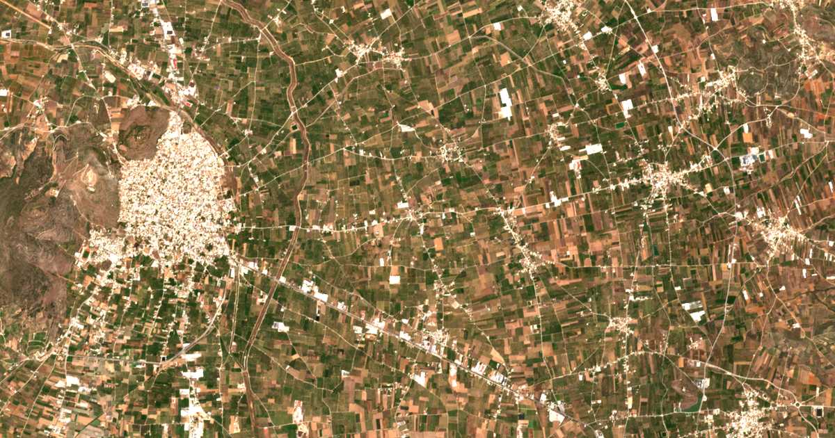Mapa por satélite de Pyrgélla