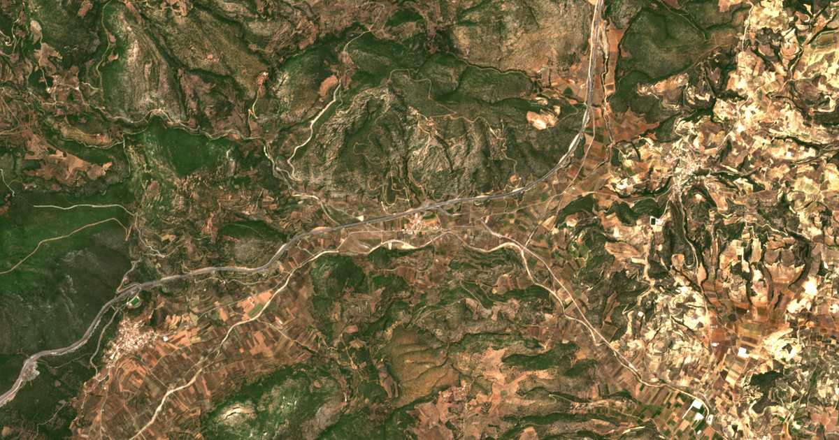 Mapa por satélite de Stérna