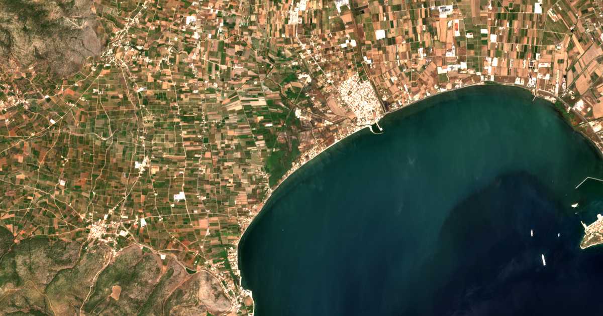 Mapa por satélite de Timenio