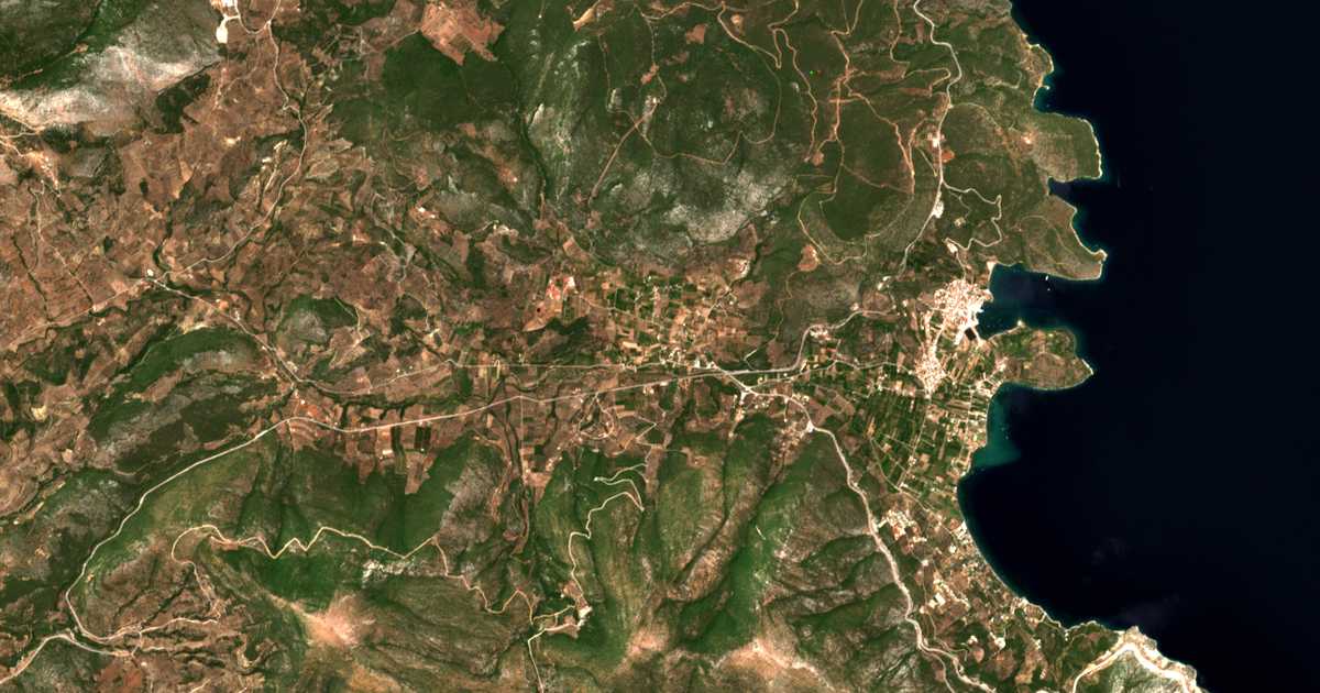 Mapa por satélite de Alto Epidauro
