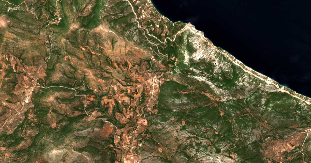 Mapa por satélite de Koliákion