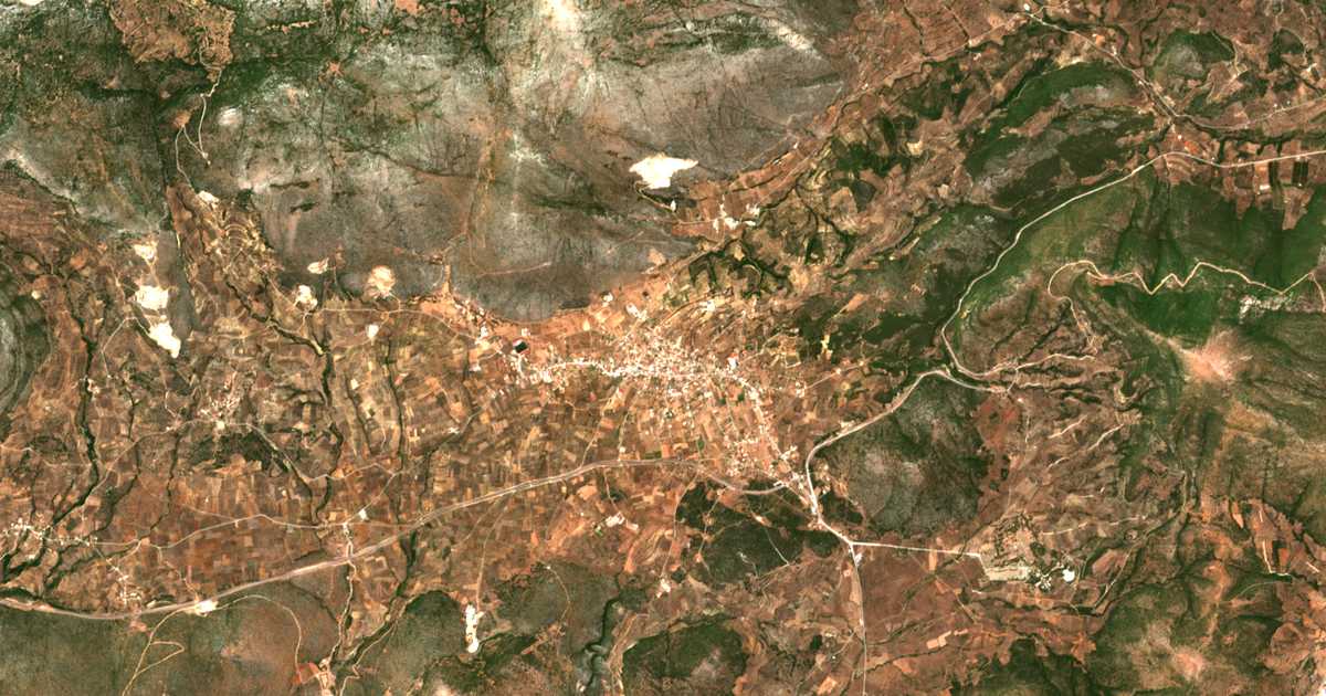 Mapa por satélite de Lygourio