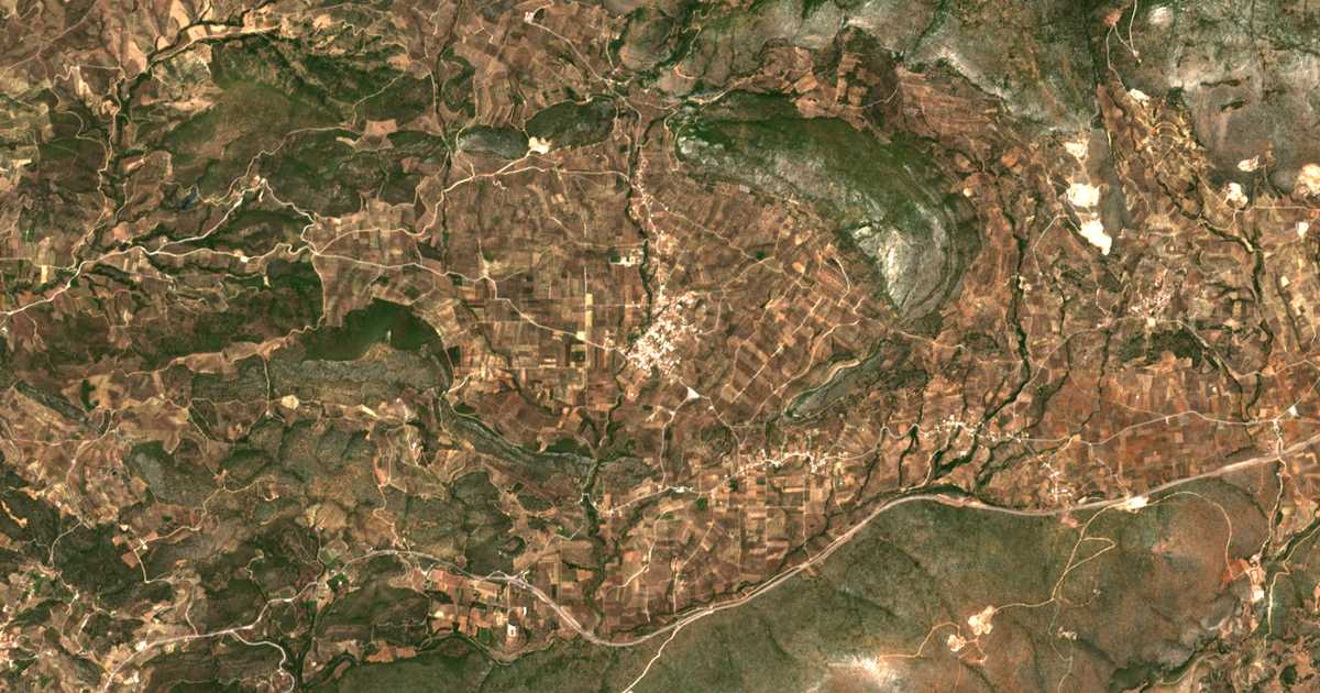 Mapa por satélite de Metochi