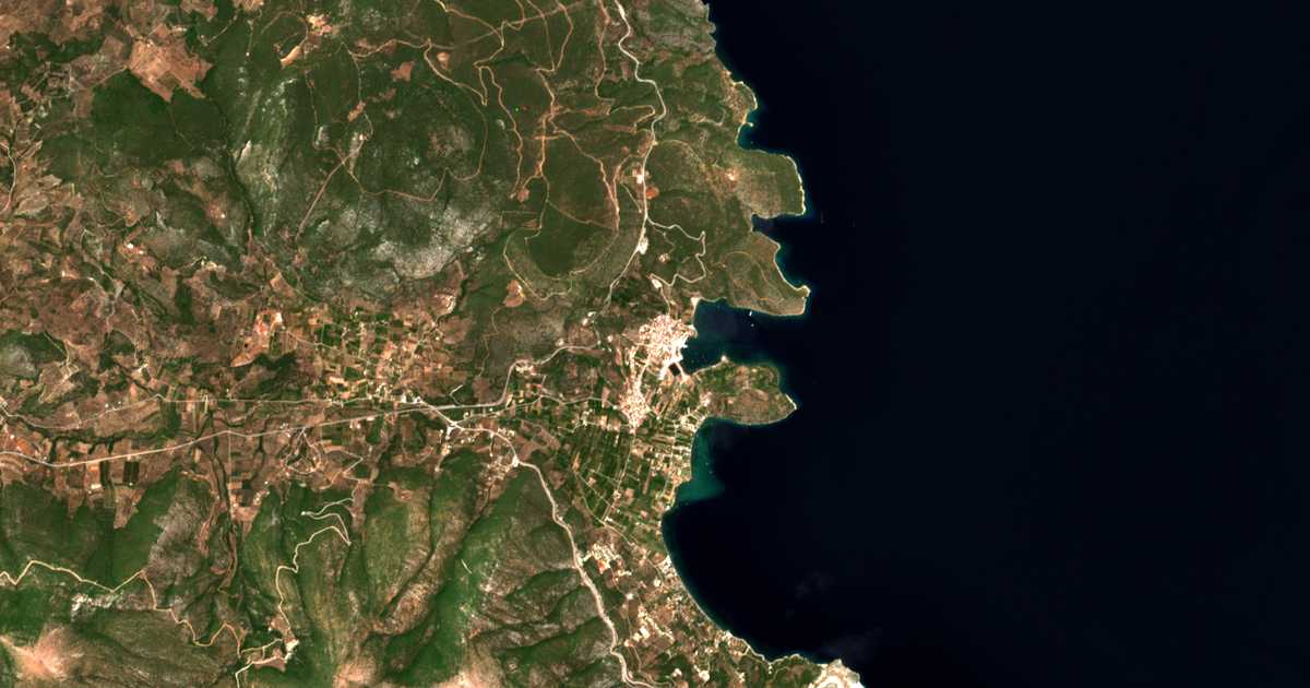 Mapa por satélite de Antiguo Epidauro