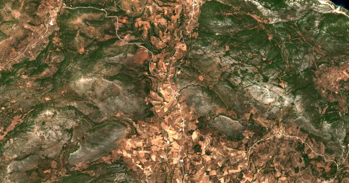 Mapa por satélite de Tracheiá