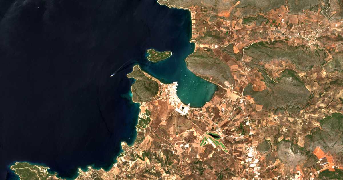 Mapa por satélite de Koilás