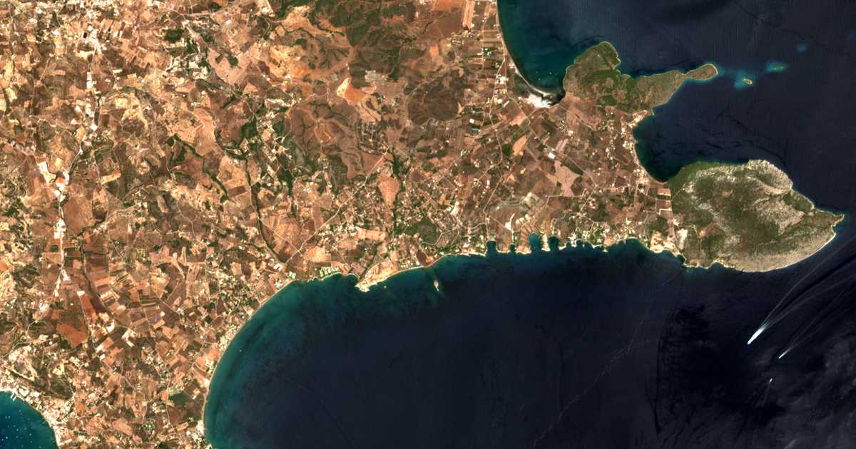 Mapa por satélite de Petrothálassa Ermiónis