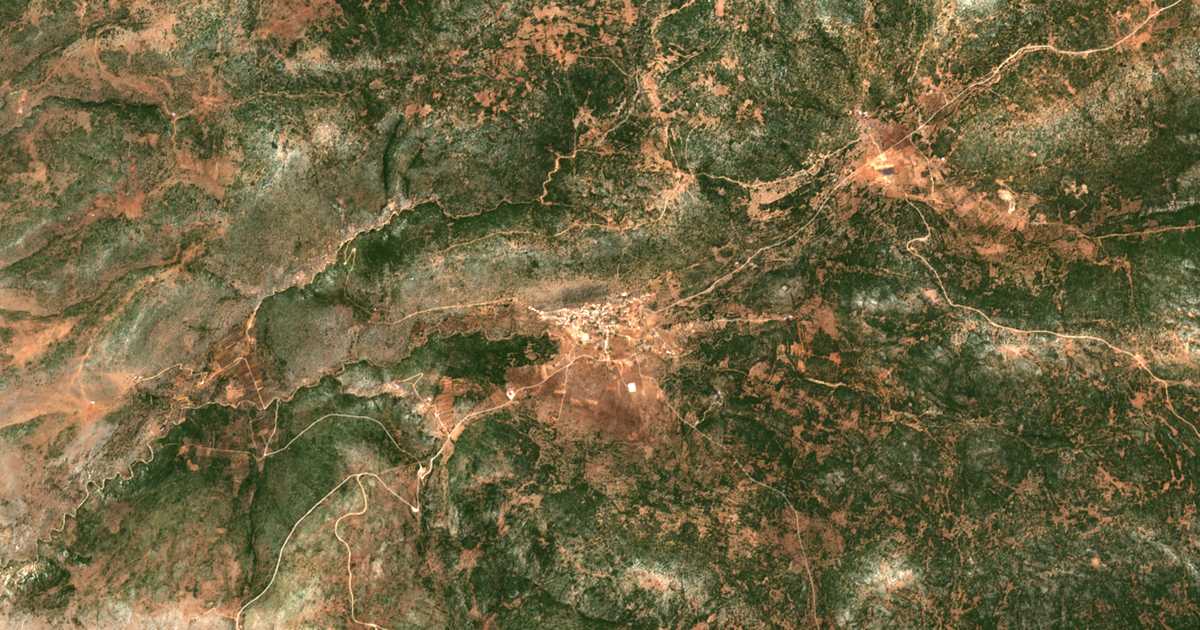 Mapa por satélite de Arachnaíon
