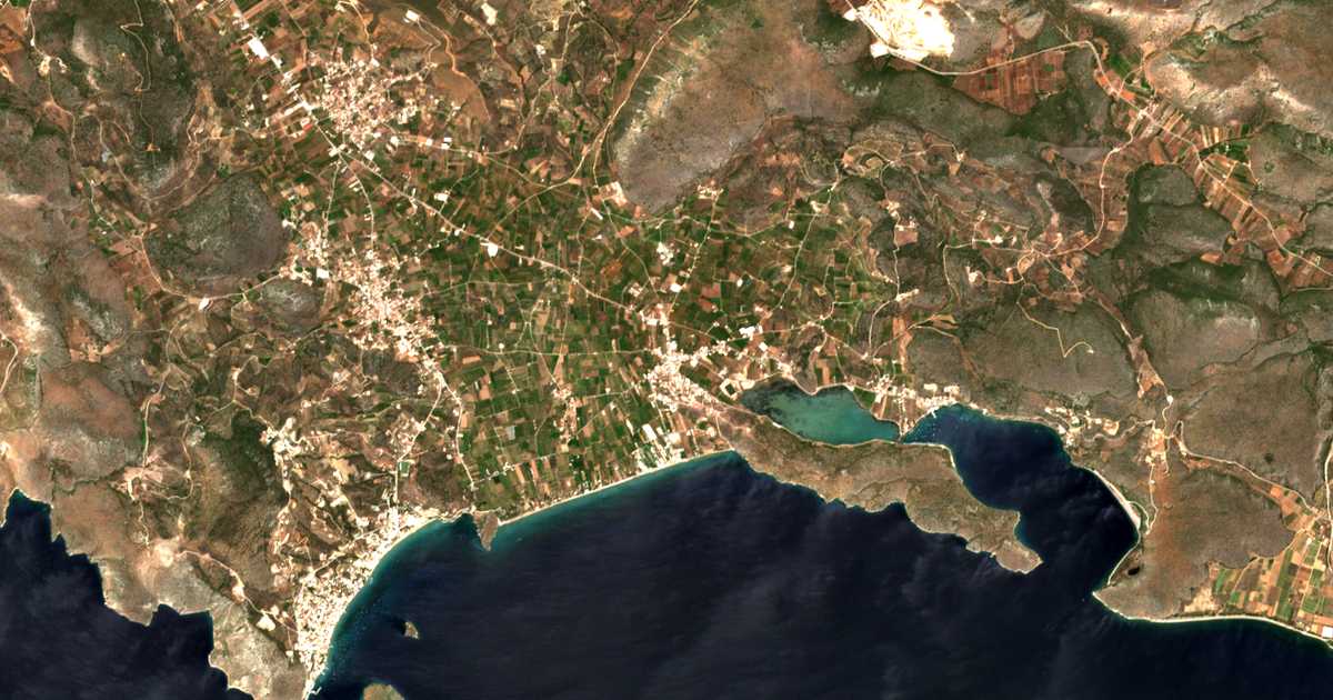 Mapa por satélite de Drépanon