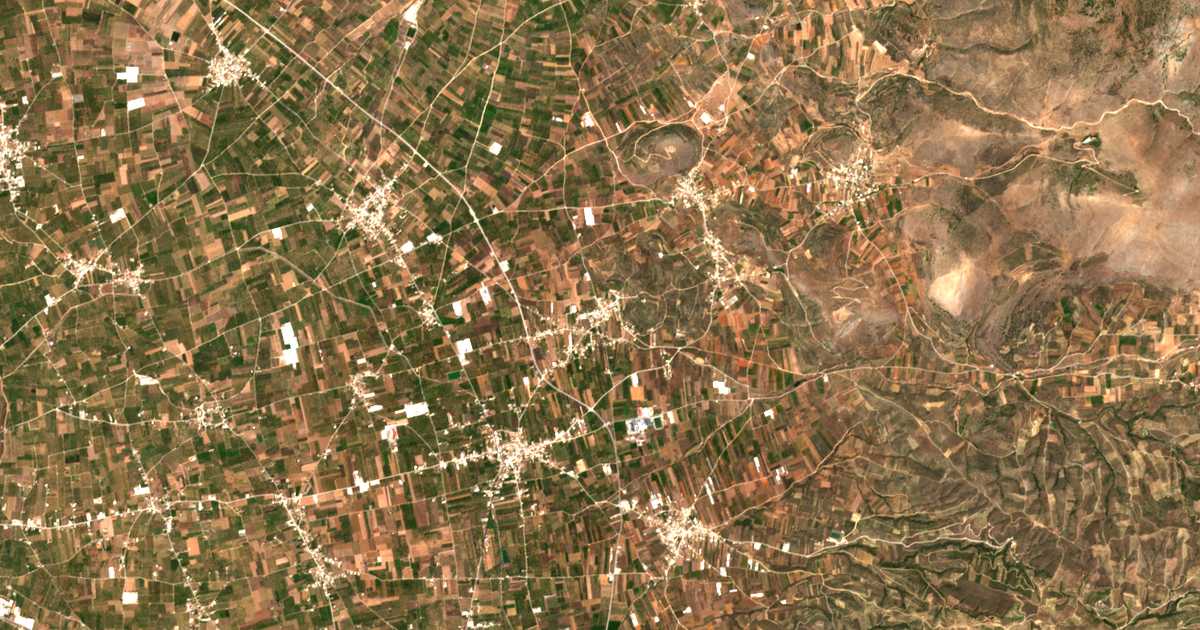 Mapa por satélite de Poullakída