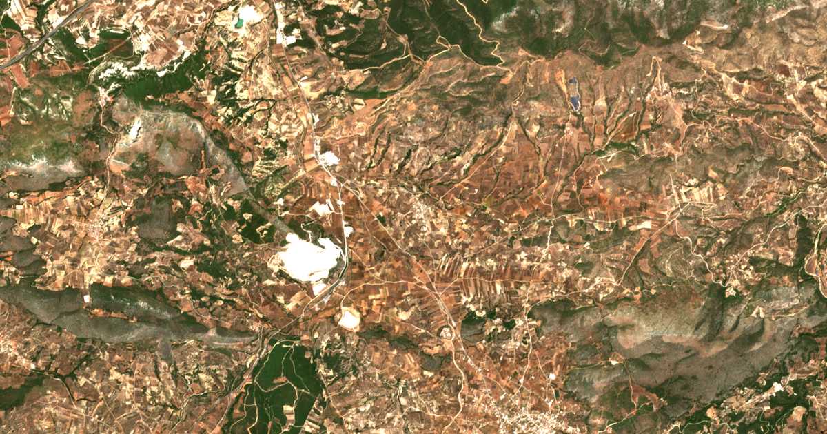 Mapa por satélite de Alamánnos