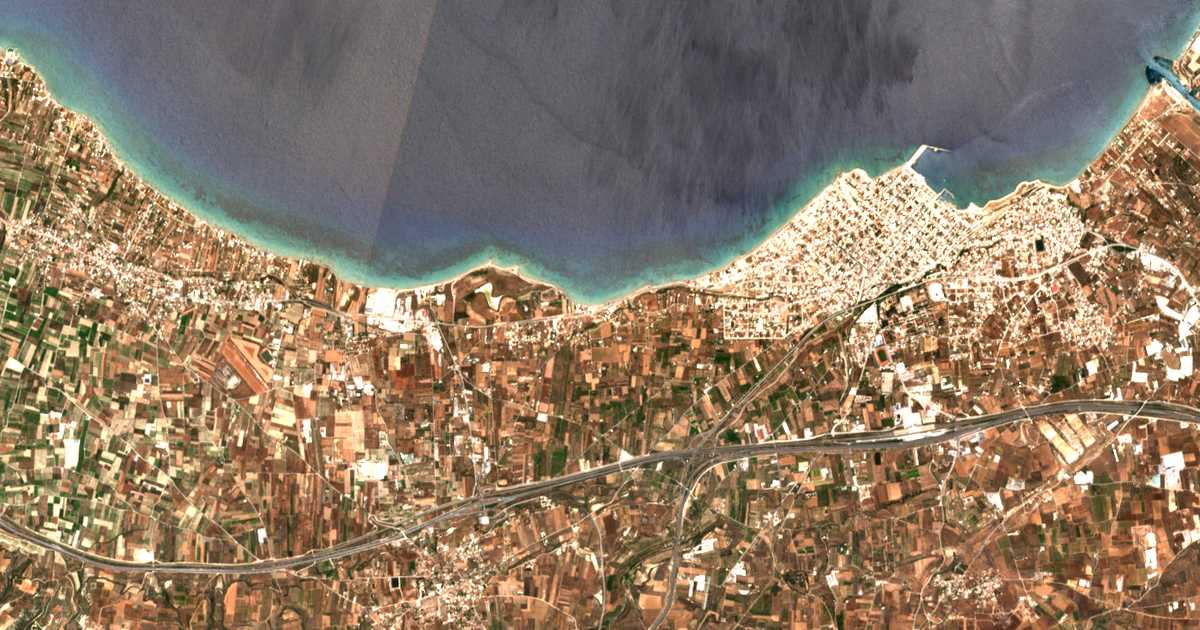 Mapa por satélite de Archaío Limáni
