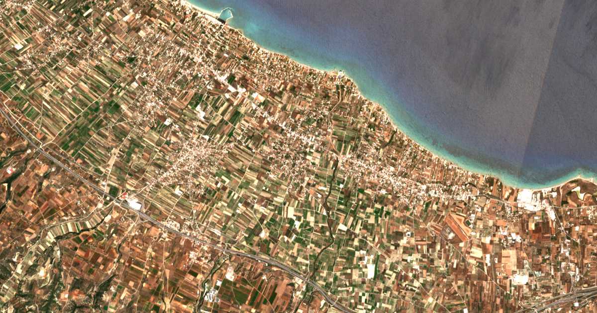 Mapa por satélite de Ássos