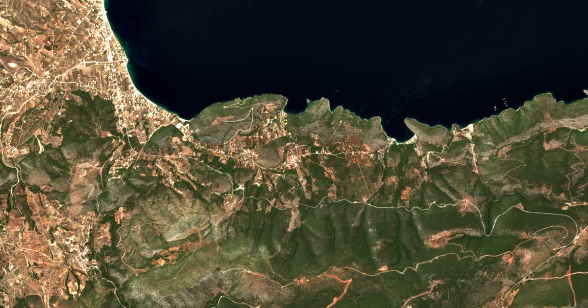 Mapa por satélite de Katakálion