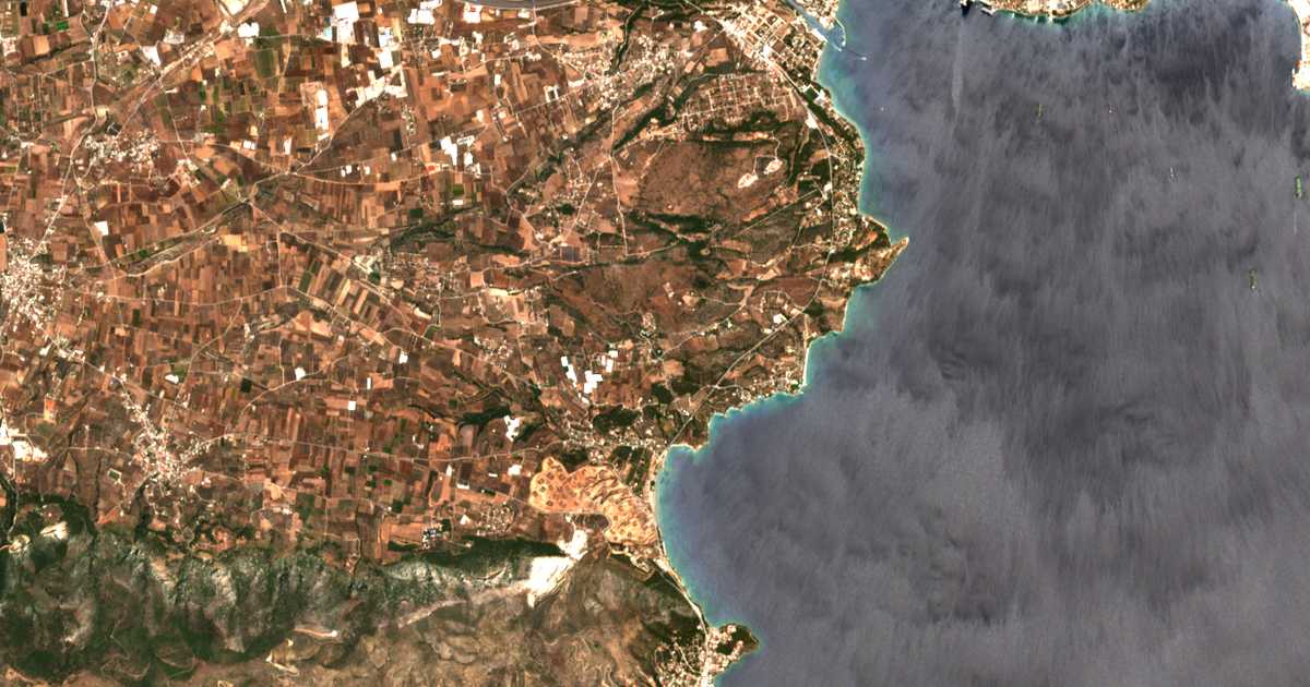 Mapa por satélite de Panórama