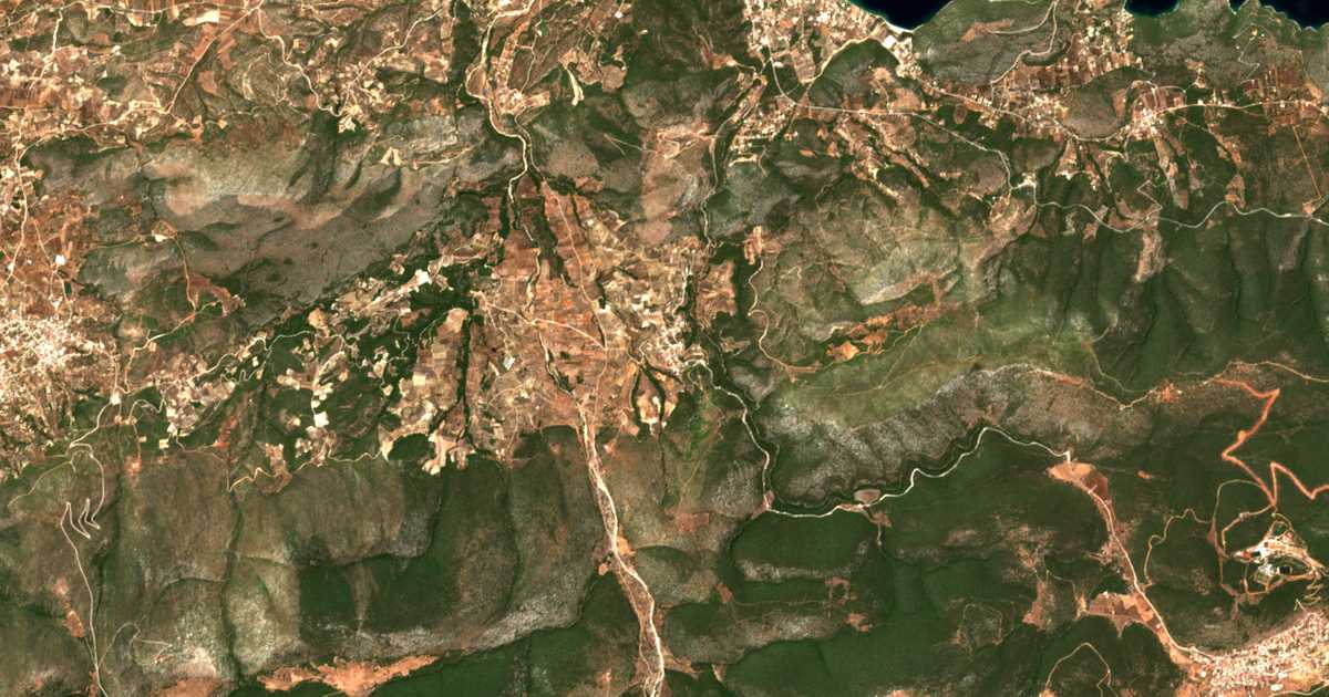 Mapa por satélite de Reitó