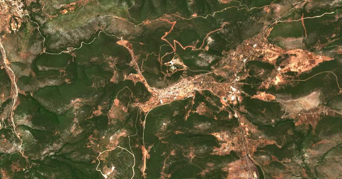 Mapa por satélite de Sofikón