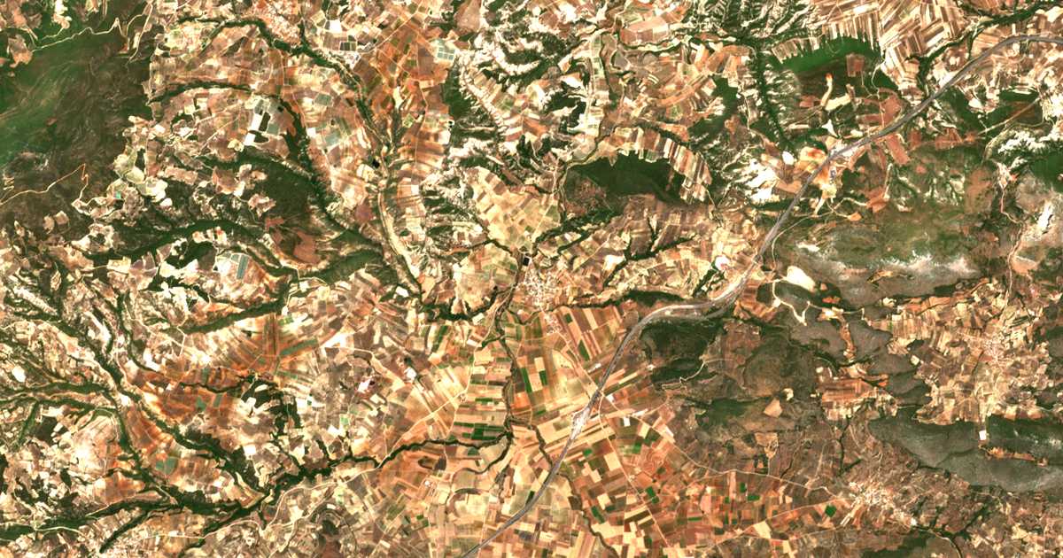 Mapa por satélite de Spathovoúnion