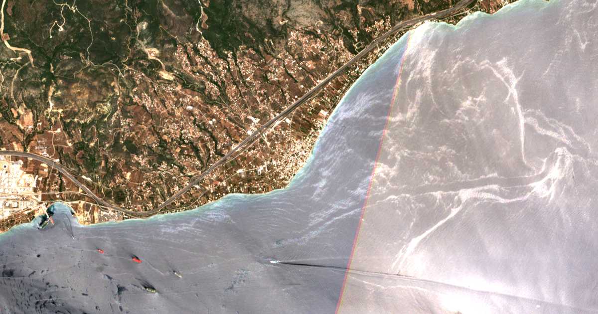 Mapa por satélite de Ágioi Theódoroi