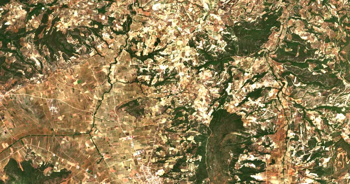 Mapa por satélite de Koútsion