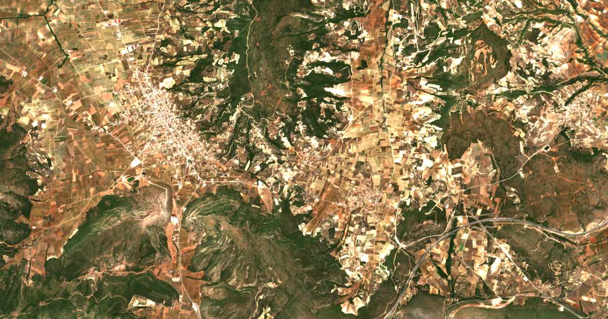 Mapa por satélite de Koutsomódion