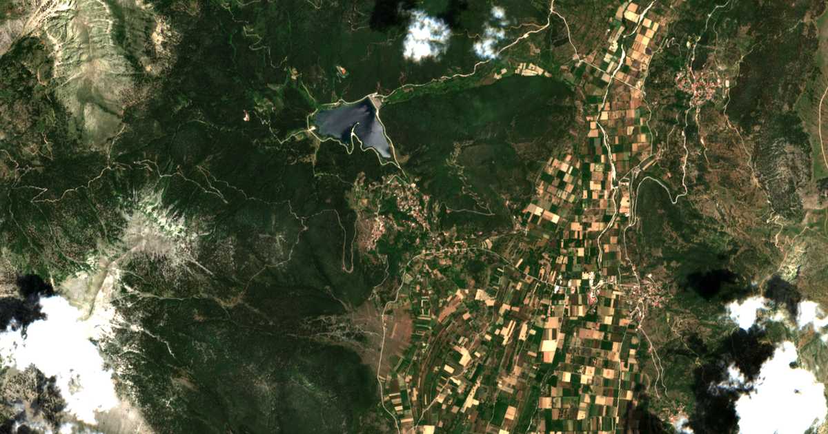 Mapa por satélite de Archaía Feneós
