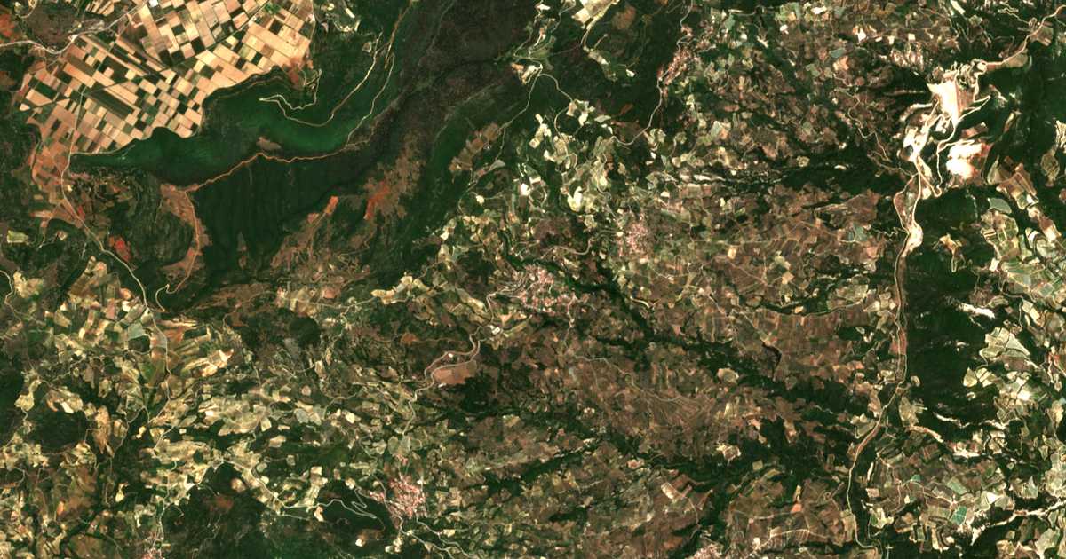Mapa por satélite de Bozikás