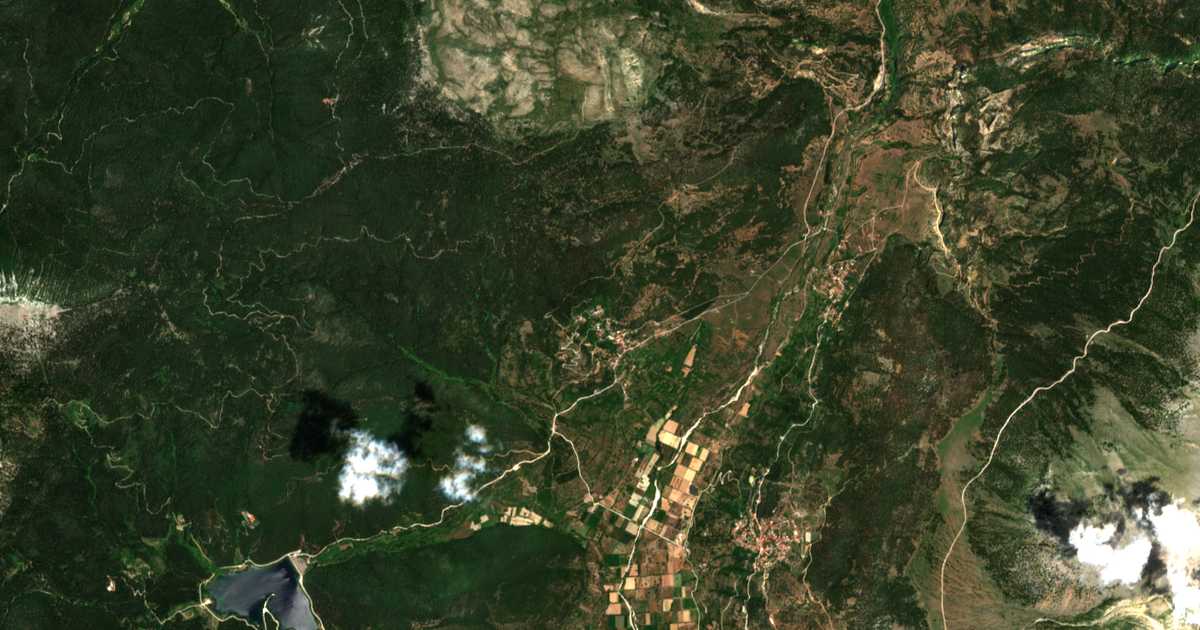 Mapa por satélite de Feneós