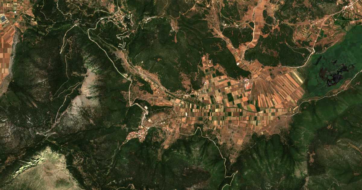 Mapa por satélite de Kartérion