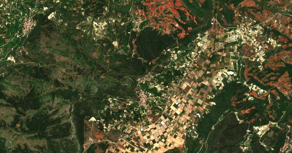 Mapa por satélite de Kliméntion