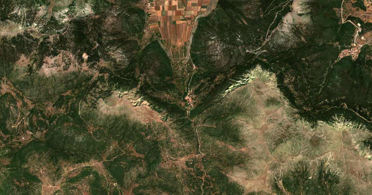 Mapa por satélite de Mati