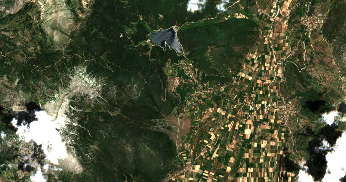 Mapa por satélite de Panórama