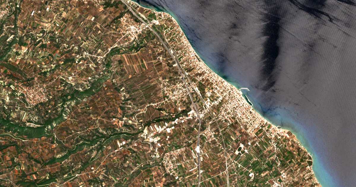 Mapa por satélite de Pásion