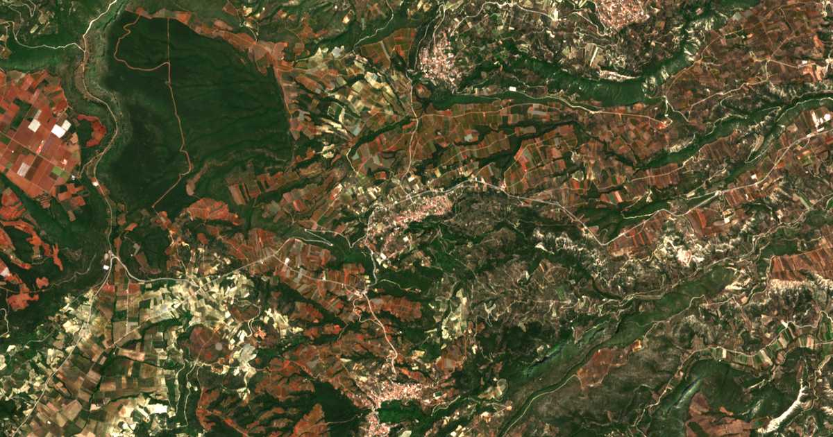 Mapa por satélite de Soúlion