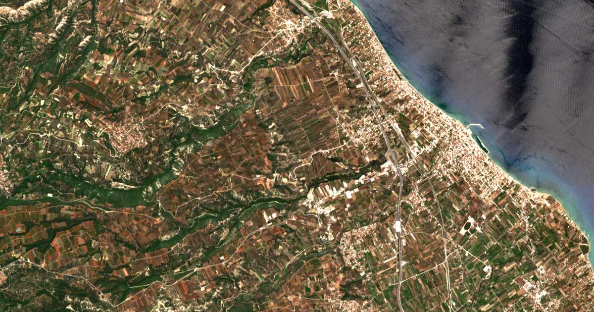 Mapa por satélite de Valtsaíika