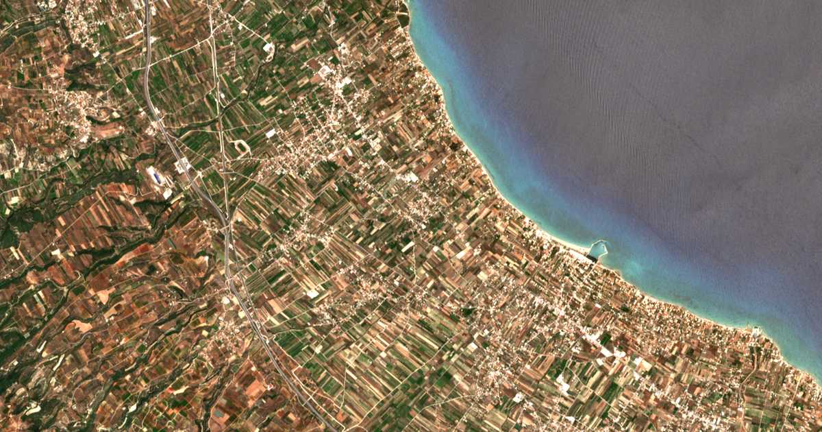 Mapa por satélite de Kokkónion