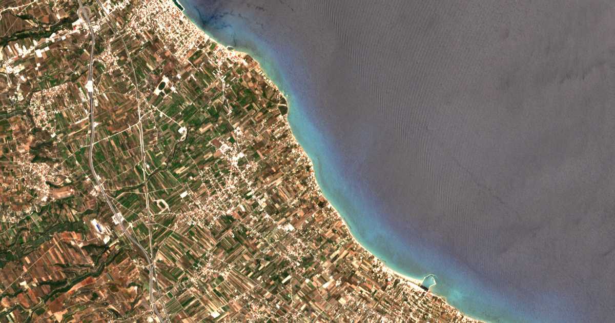 Mapa por satélite de Nerántza