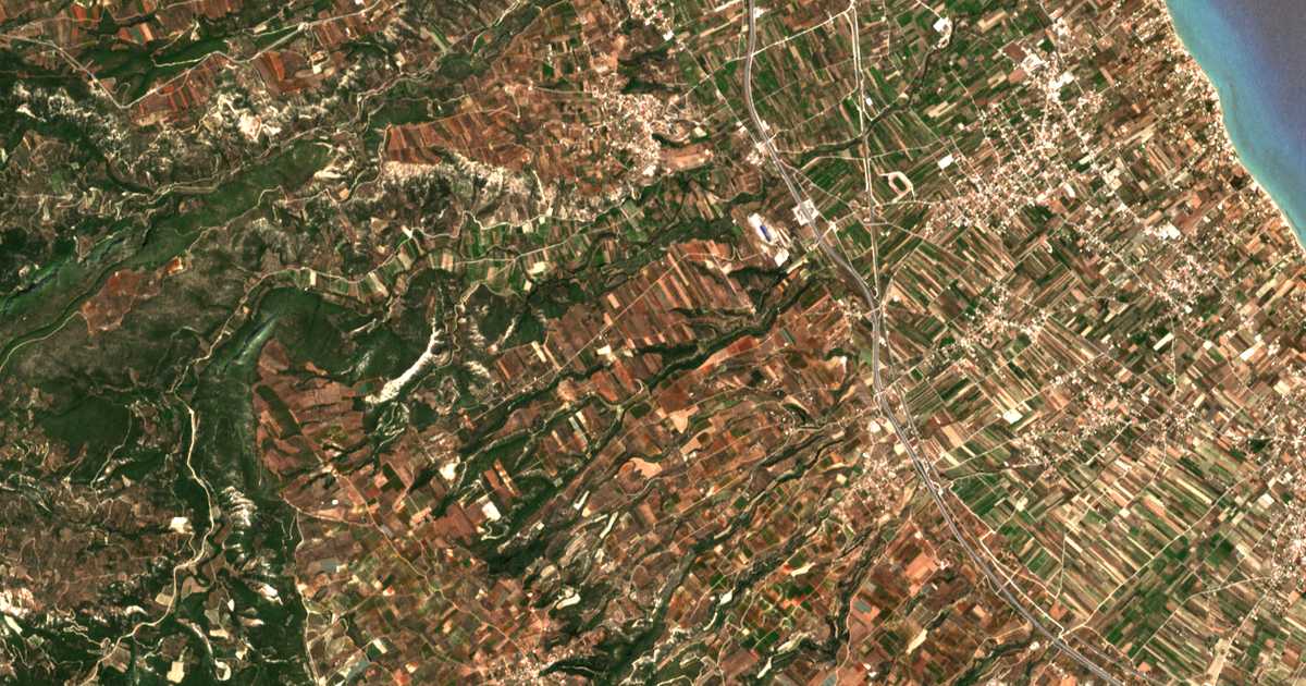 Mapa por satélite de Sataíika