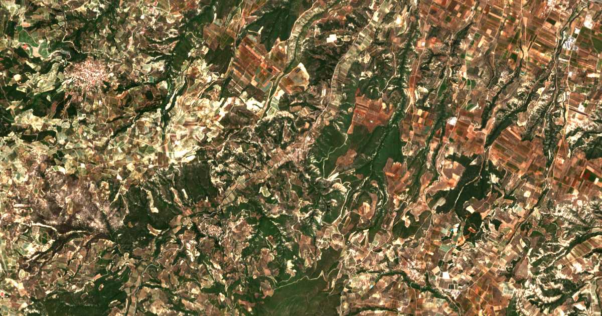Mapa por satélite de Soulinárion