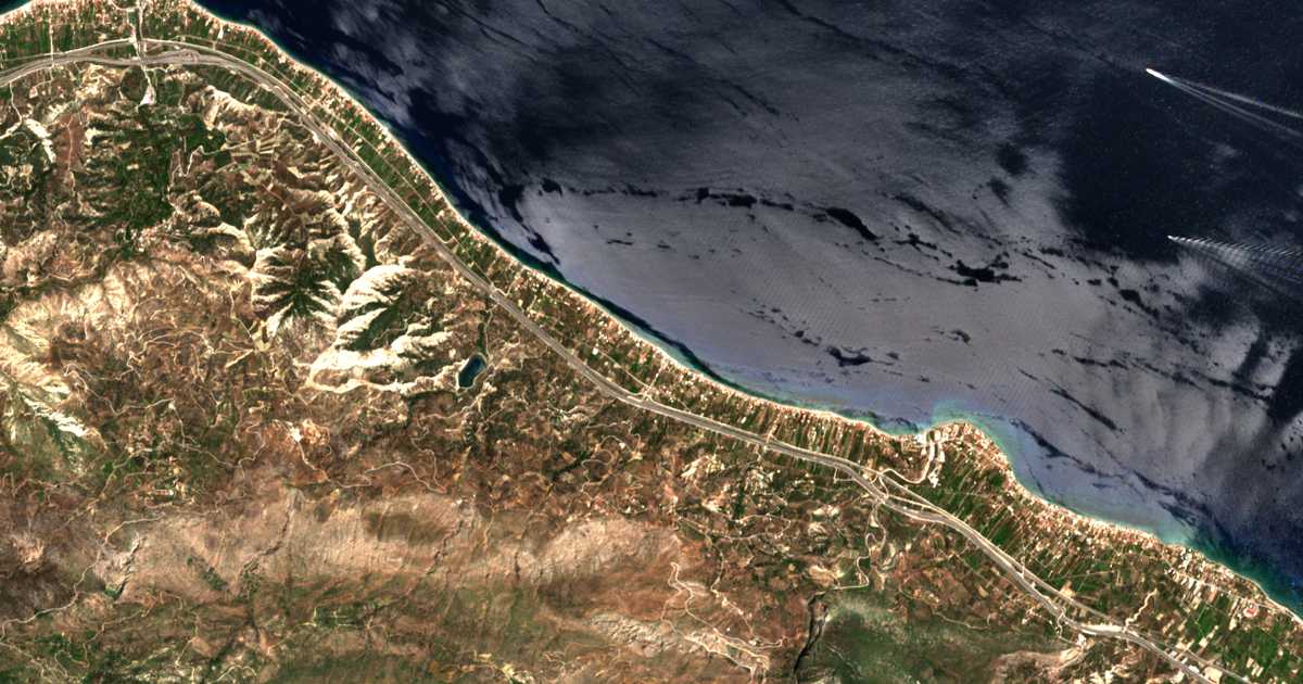 Mapa por satélite de Káto Pitsá